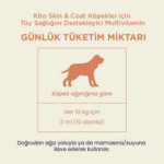 Kito Skin Coat Tüy Sağlığını Destekleyici Köpek Multivitamini 50 ml - Görsel 3