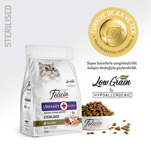 felicia-hipoalerjenik-kolajen-destekli-somonlu-kisirlastirilmis-kedi-mamasi-5-kg-kisirlastirilmis-kedi-mamasi-felicia-1025634-58-B Felicia Hipoalerjenik Kolajen Destekli Somonlu Kısırlaştırılmış Kedi Maması 5 Kg - Görsel 1