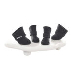 M-Pets Rainy Day Köpek Ayakkabısı Siyah Medium 4,5x3,4 Cm
