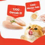 Wanpy Tavuklu Kaşık Krema Kedi Ödül Maması 10x16 Gr - Görsel 3