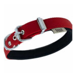 Doggie Konfor Dokuma Kırmızı Köpek Boyun Tasması Small 2 x 30-35 cm - Görsel 2