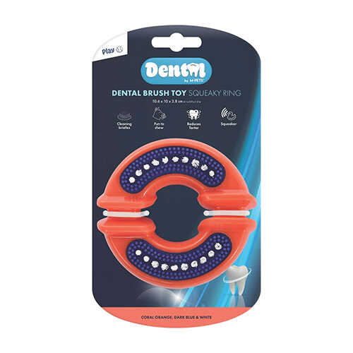 m-pets-dental-squeaky-ring-dis-fircali-kopek-oyuncagi-106-x-10-x-38-cm-kopek-dis-ipleri-ve-oyuncaklari-m-pets-1032820-58-B M-Pets Dental Squeaky Ring Diş Fırçalı Köpek Oyuncağı 10,6 x 10 x 3,8 cm - Görsel 1
