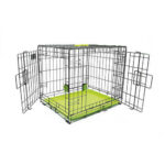 M-Pets Voyager 2 Kapılı Köpek Kafesi XLarge Yeşil 106x71x76 Cm - Görsel 3